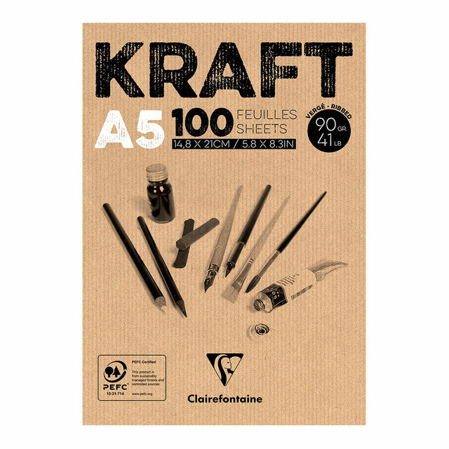 Clairefontaine Kraft Pads 100 Sheets
