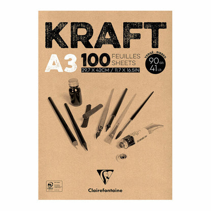 Clairefontaine Kraft Pads 100 Sheets