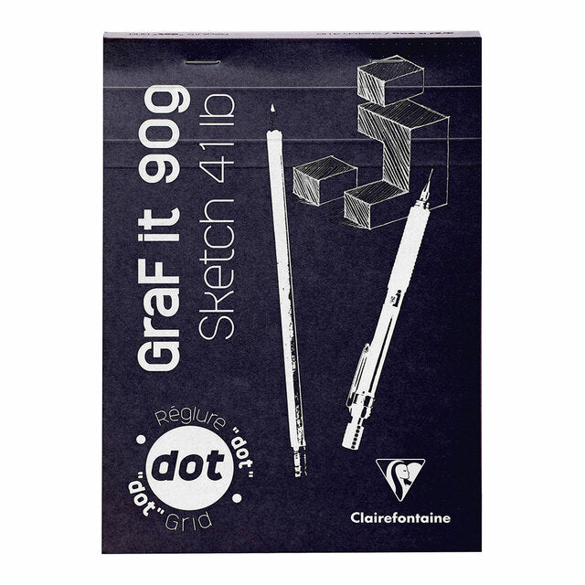 Clairefontaine Grafit Pad Dotted Pages Assorted Cover