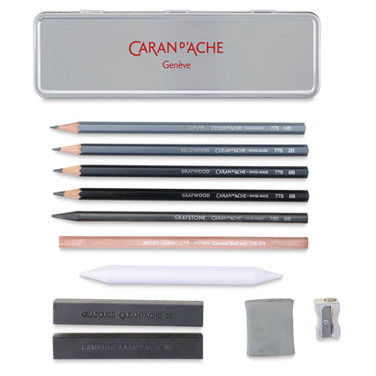 Caran D'ache Graphite Line Multi-Techniques Sketching Set of 11