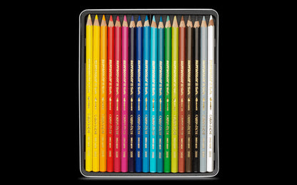 Caran D'ache Supracolour Soft Aquarelle Colour Pencil Set of 18