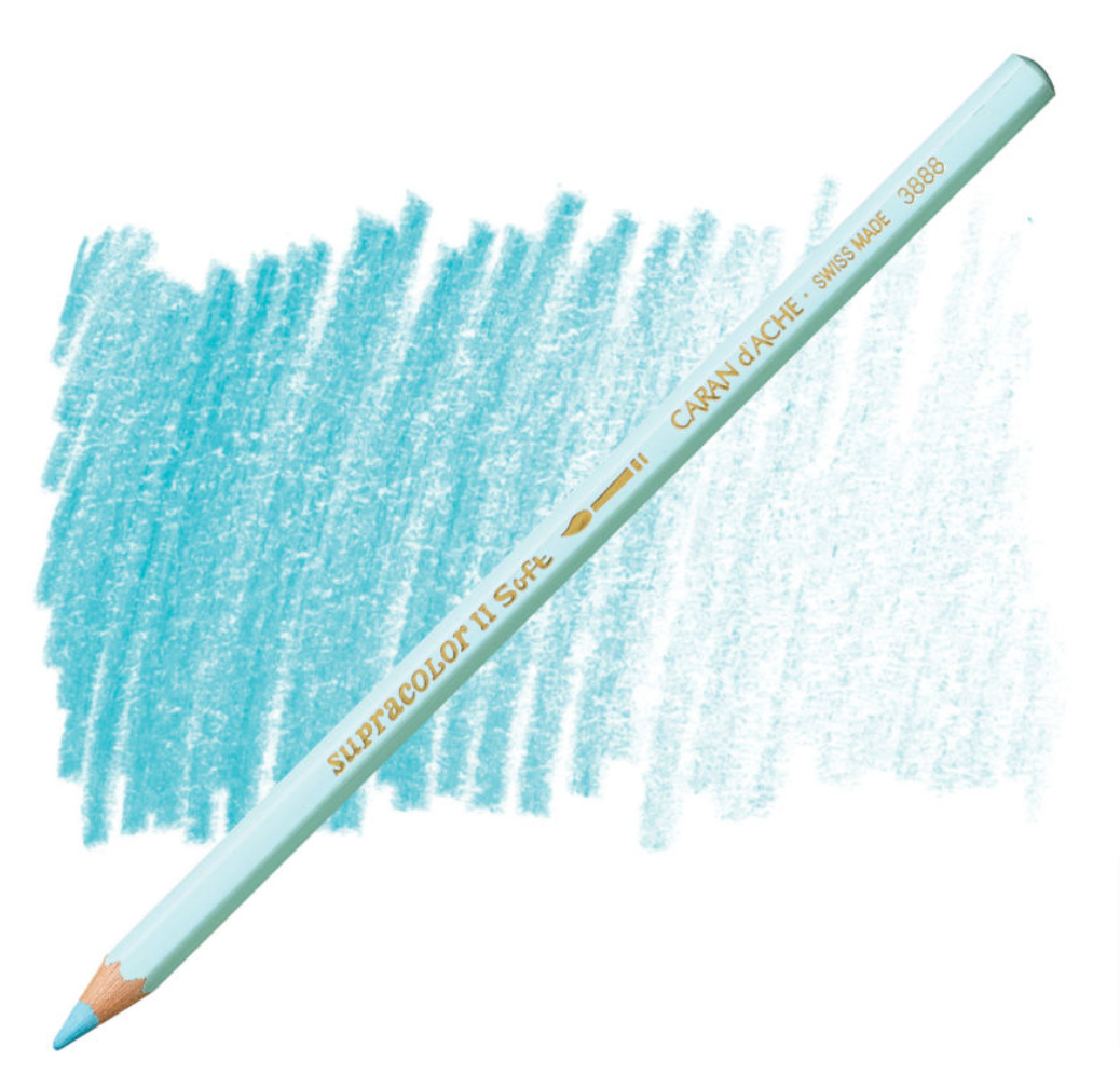 Caran D'ache Supracolour Soft Aquarelle Pencils - Intense + Soft Colours (Pack of 3)