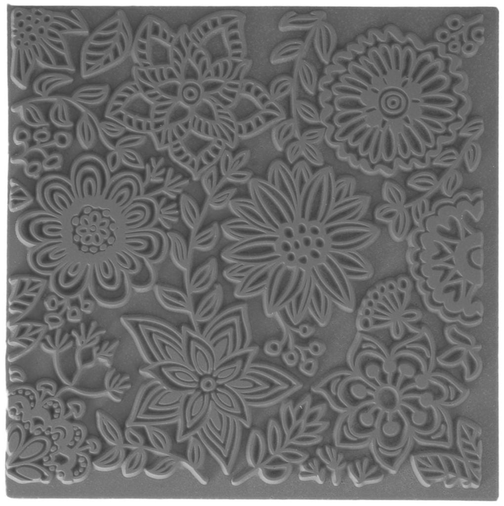 Cernit 9cm Blossoms Texture Plate