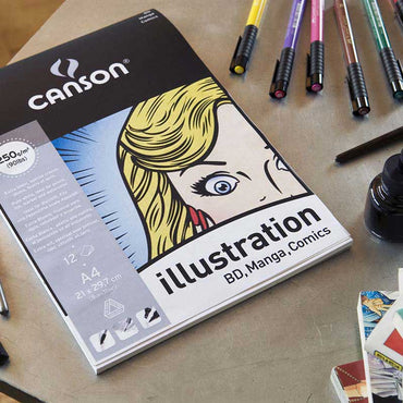 Canson Illustration A3 250g 12 Sheet Pad