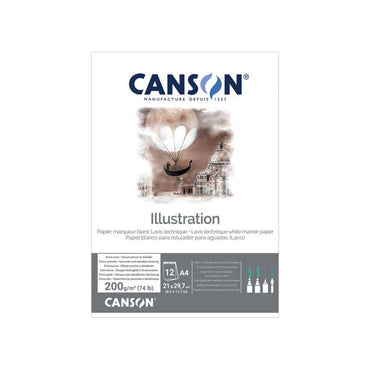 Canson Illustration 200gsm 12 Sheets Pads