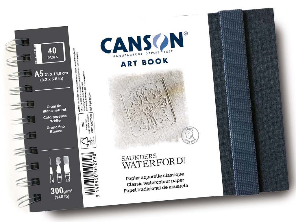 Canson Saunders Waterford 300gsm Cold Press Art Books