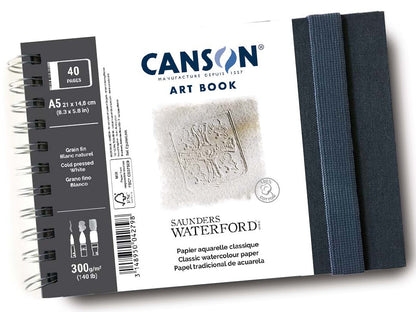 Canson Saunders Waterford 300gsm Cold Press Art Books