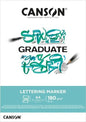 Canson Graduate Lettering Marker 180gsm 20 Sheet Pads