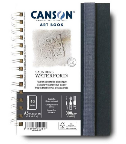 Canson Saunders Waterford 300gsm Cold Press Art Books