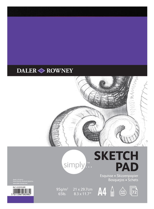 Daler Rowney Simply Sketch Pad A4