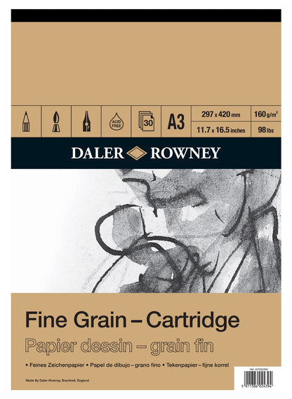 Daler Rowney Fine Grain Cartridge Pad 160gsm
