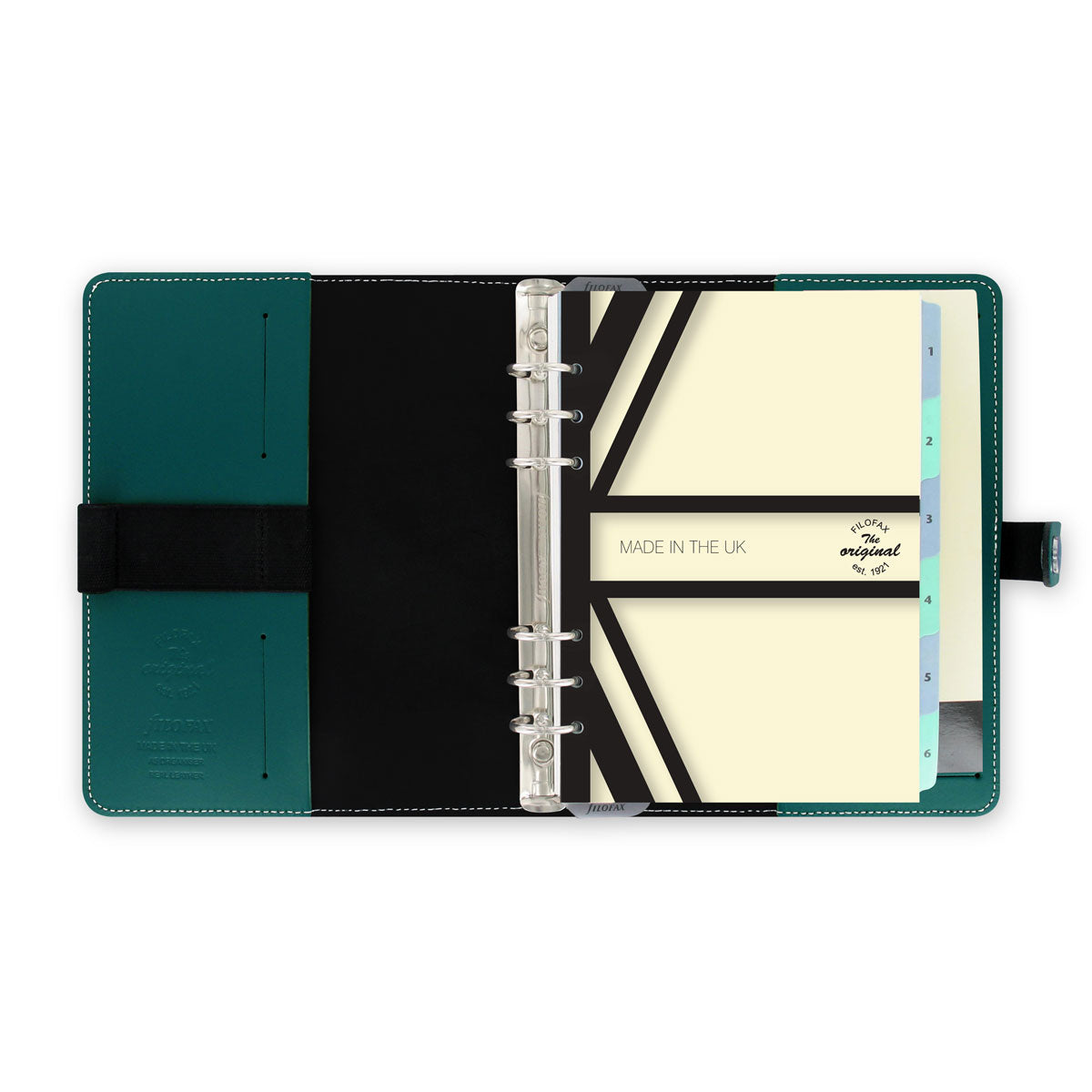 Filofax Organiser Original A5 Leather Aqua