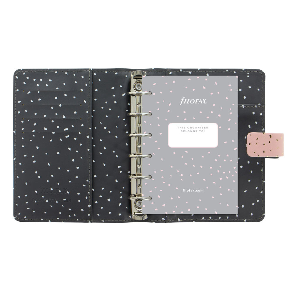 Filofax Organiser Confetti Pocket Rose Quartz