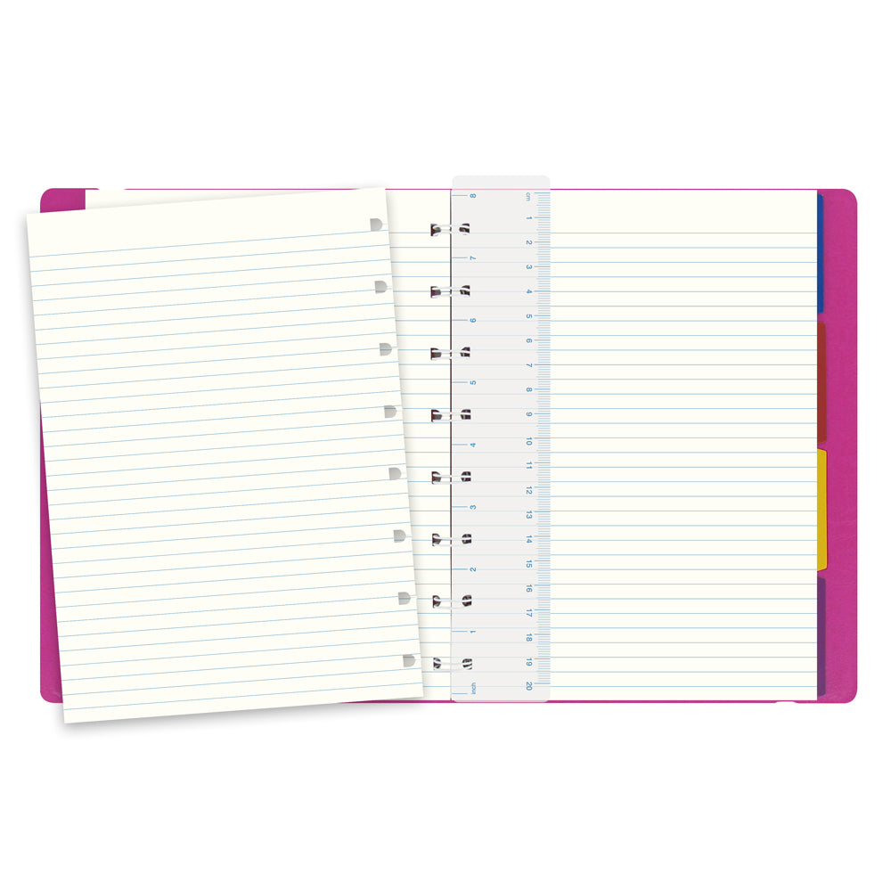 Filofax Notebook A5 Fuchsia Lined
