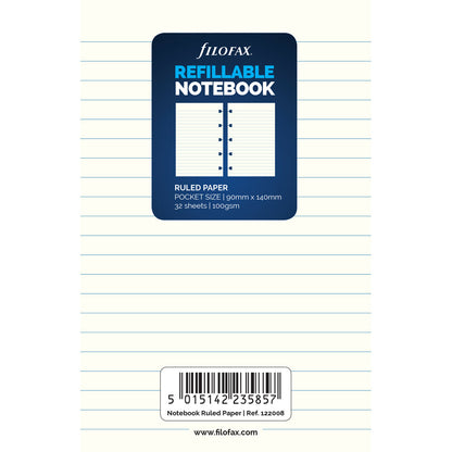 Filofax Notebooks Pocket Paper Refills