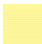 Filofax Lined Notepad Personal Refill