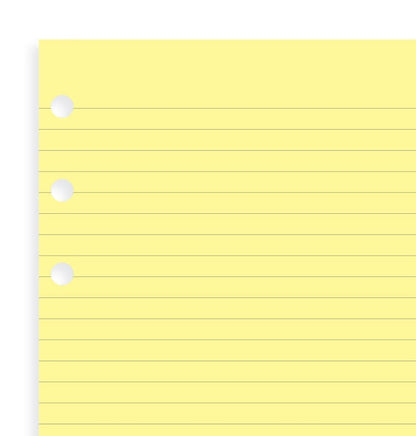 Filofax Lined Notepad Personal Refill