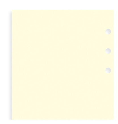 Filofax Personal Organiser/Clipbook Cotton Cream Notepaper Refill