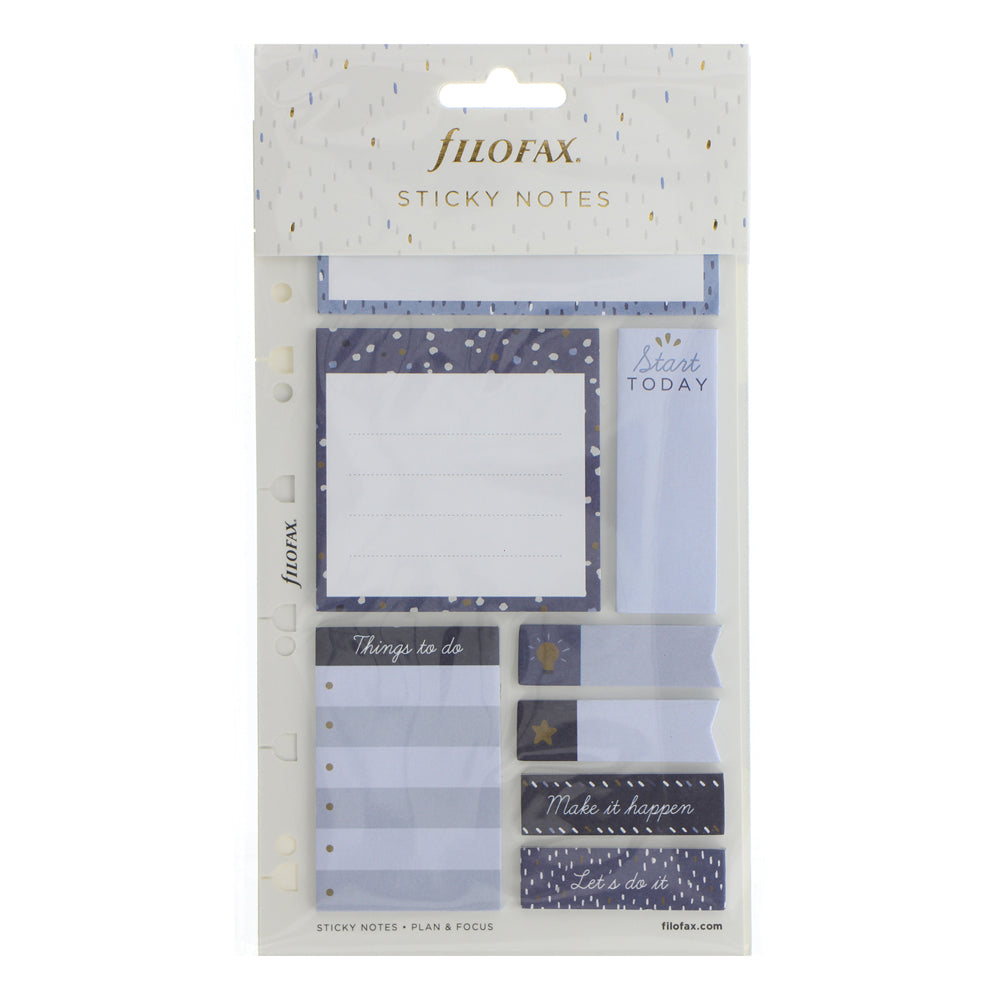 Filofax Indigo Sticky Notes Pack – The Ink Spot