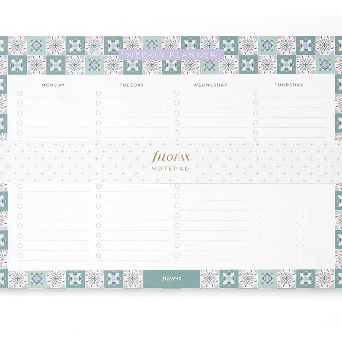 Filofax Mediterranean Weekly Planner Notepad