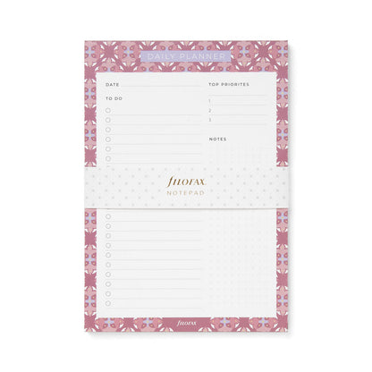 Filofax Mediterranean Daily Planner Notepad