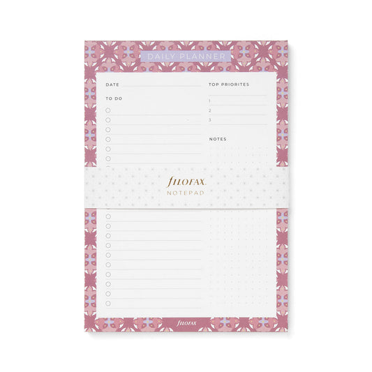 Filofax Mediterranean Daily Planner Notepad