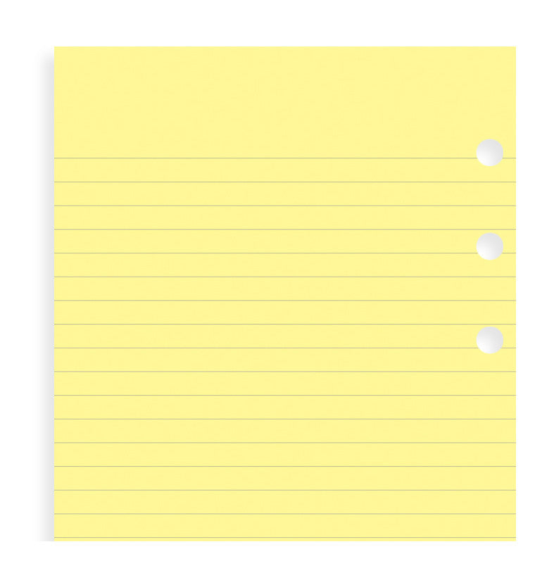 Filofax Lined Notepaper Personal Refills