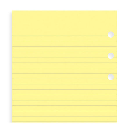 Filofax Lined Notepaper Personal Refills