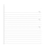 Filofax White Notepaper Value Pack Personal Refill