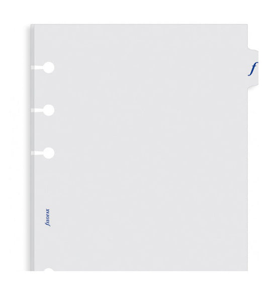 Filofax Transparent Flyleaf With Tabs Personal