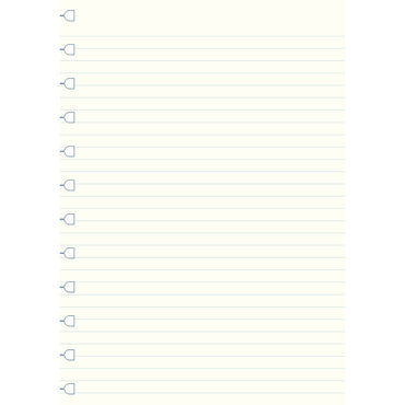 Filofax A4 White Notebook Refills