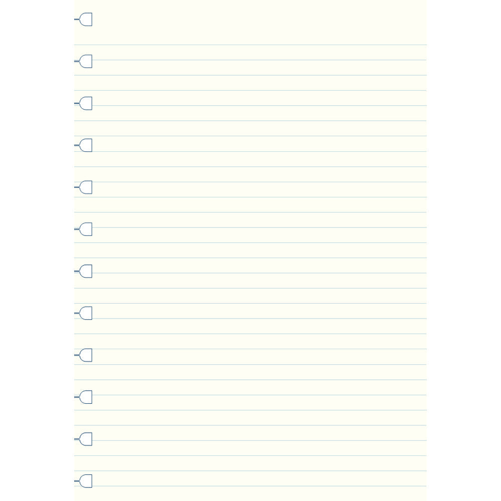 Filofax A4 White Notebook Refills