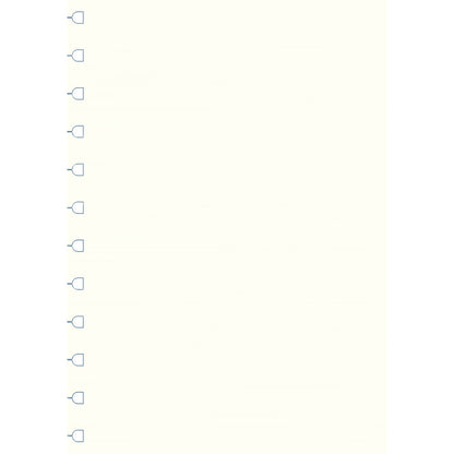 Filofax A4 White Notebook Refills