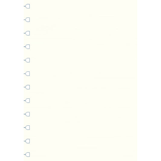 Filofax A4 White Notebook Refills