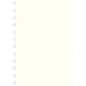 Filofax A4 White Notebook Refills
