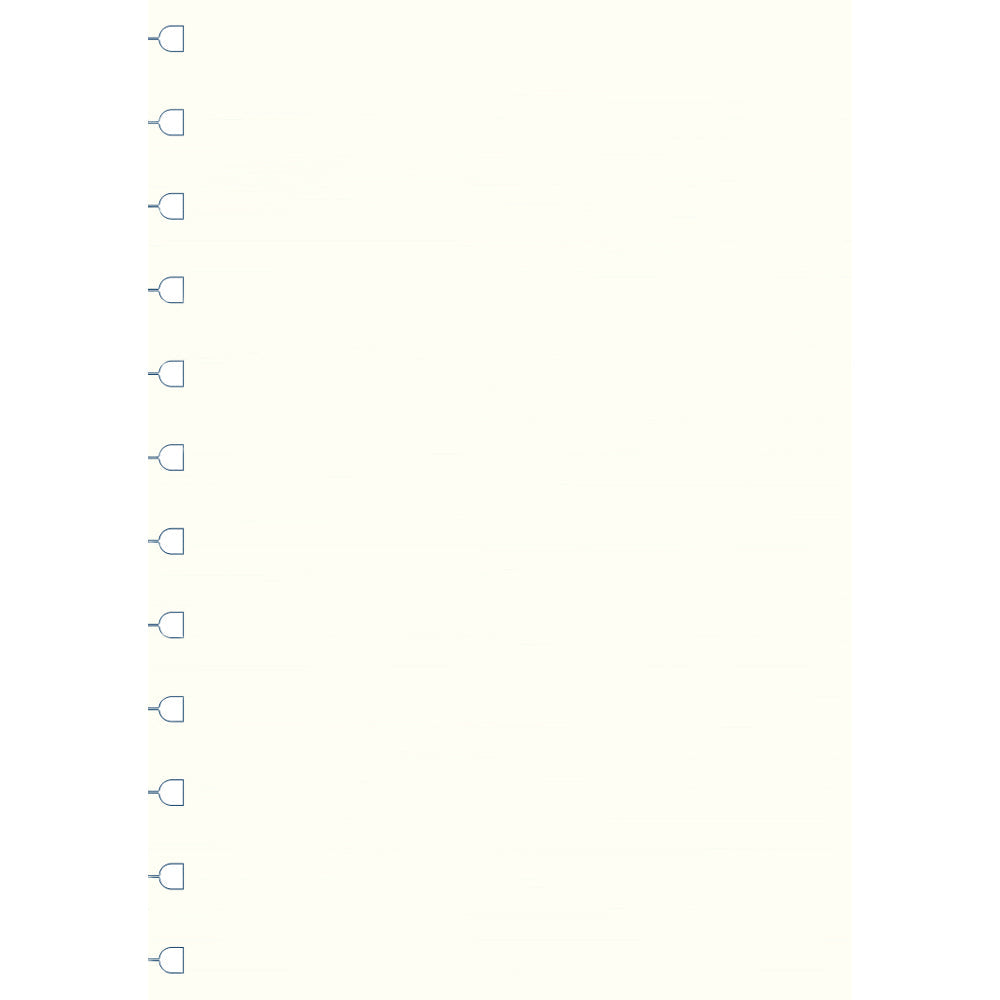 Filofax A4 White Notebook Refills