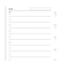 Filofax To Do Pad Pocket Organiser Refill