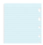 Filofax Lined Notepaper Pocket Organiser Refill