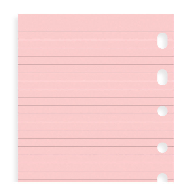 Filofax Lined Notepaper Pocket Organiser Refill
