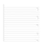 Filofax Lined Notepaper Pocket Organiser Refill