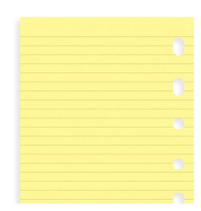 Filofax Lined Notepaper Pocket Organiser Refill