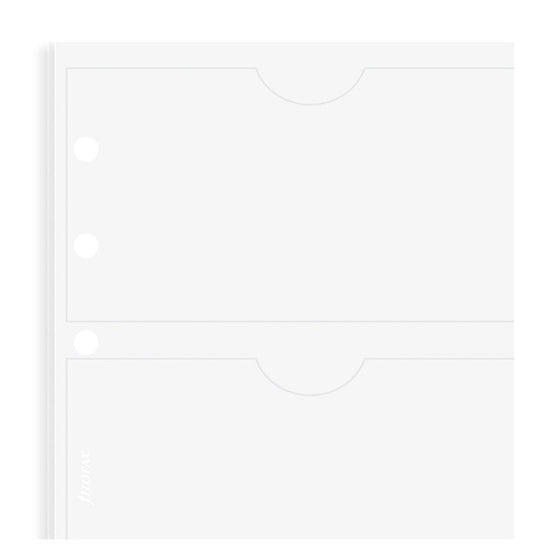 Filofax Business Card Holder Double Sided (holds 16 Cards) A4