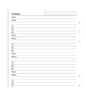 Filofax Name, Address, Email, Telephone, Fax, Mobile A5