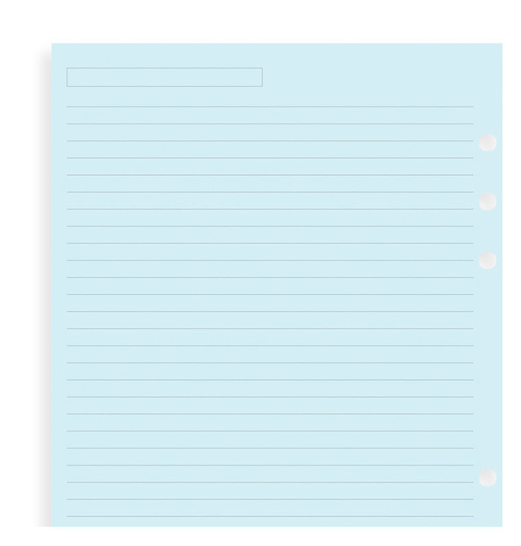 Filofax Lined A5 Notepapers