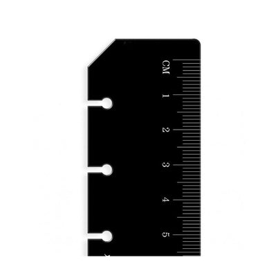 Filofax Ruler Page Marker Black A5