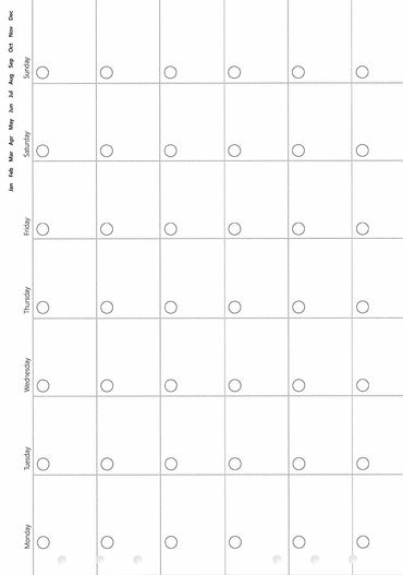 Filofax Undated Clipbook Refill A5 Month To View