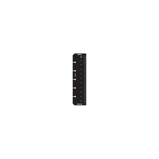 Filofax Mini Organiser Ruler/Page Marker Black