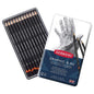 Derwent Hard Graphic Pencils Tin Of 12
