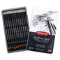 Derwent Soft Graphic Pencils Tin Of 12