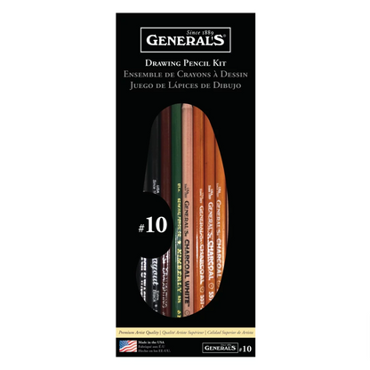 General's Classic Drawing & Sketching Kit 12 Pieces
